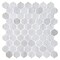 Andova Tiles SAMPLE Dayberry 15 x 15 Marble Arabesque Wall  Floor Mosaic Tile SAM-ANDDAY141 - alternate 5